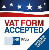 VAT FORM accepted